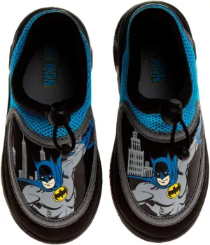Josmo Boy's Batman Water Shoes-Aqua Socks for Kids-Sandals Waterproof Sport Summer Slip-on Character Superhero Comics Outdoor Beach Pool Slides Swim Slippers