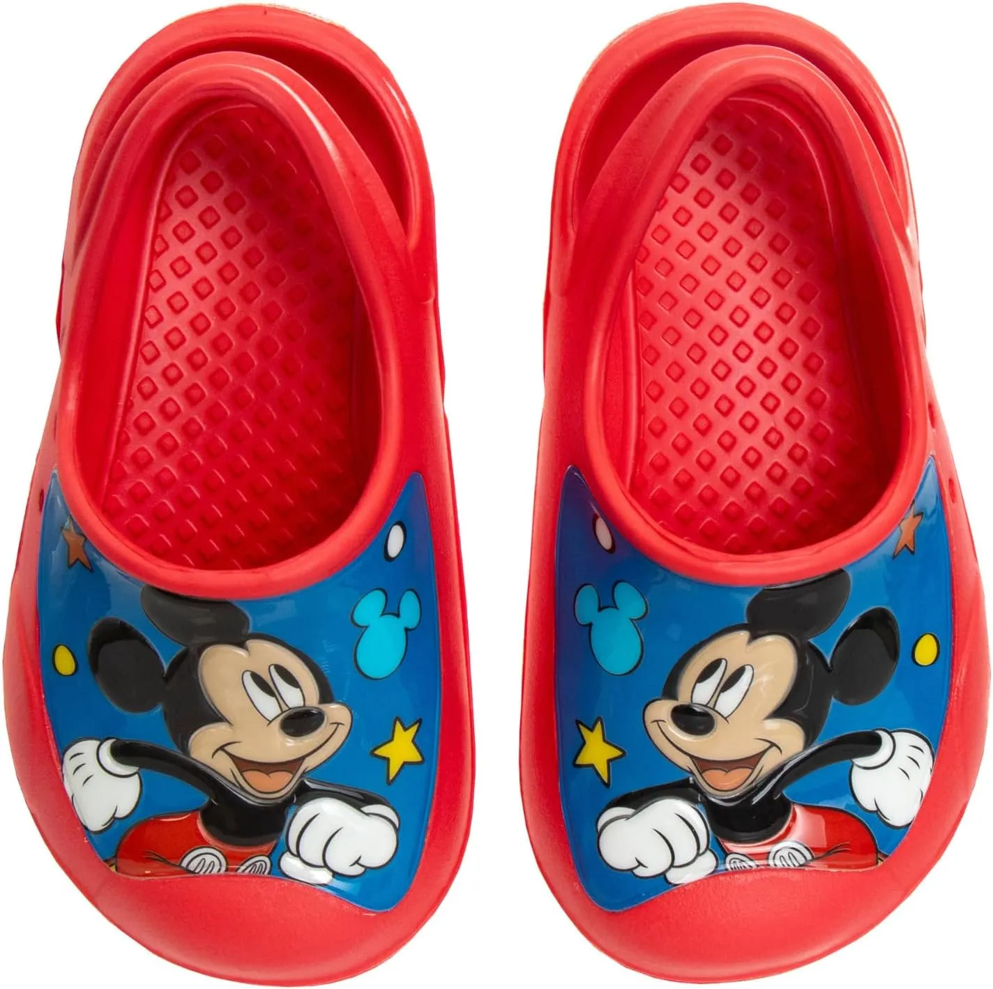 Josmo Boys Clog Water Slides Mickey Mouse Cars Paw Patrol Summer Sandal Kids Pool Shoes Backstrap Closed Toe Sport Athletic Character Slip On Clogs (Size 5-12 Toddler/Little Kid)