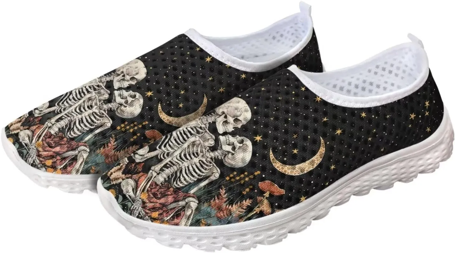 KEIAHUAN Trendy Running Shoes for Women Sneakers, Casual Lightweight Training Shoes Non-Slip Athletic Tennis Shoes
