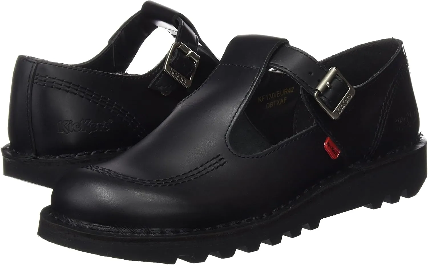 Kickers Women's Ankle Boots Leather School Shoes