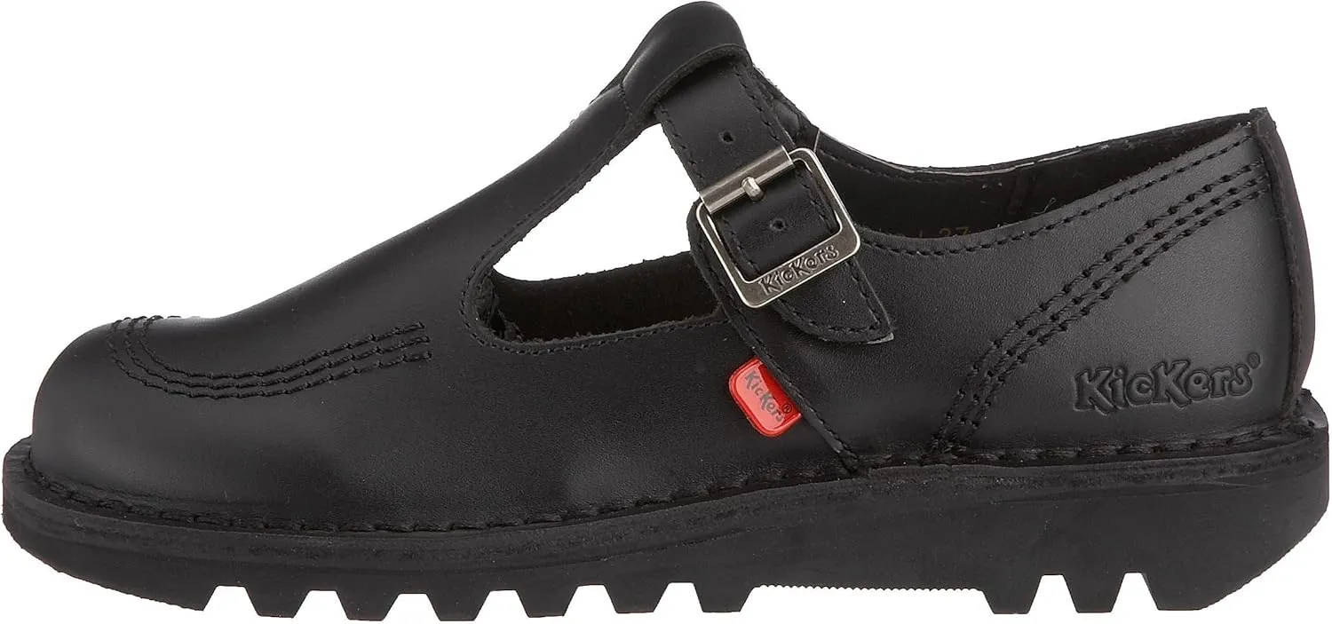 Kickers Women's Ankle Boots Leather School Shoes