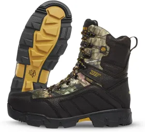 LaCrosse Men’s Cold Snap 9” Hunting Boots featuring 2000G Thinsulate Ultra Insulation, Grippy Permafrost Outsole, and Supportive EVA Footbed