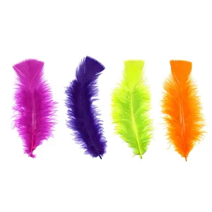 Loose Turkey Flats Section Dyed - Carnival Jewel Mix