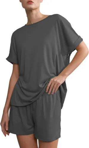 Lounge Sets for Women Trendy 2 Piece Loungewear Pajamas Sets Athletic Tracksuits for Spring and Summer Outfits 2024