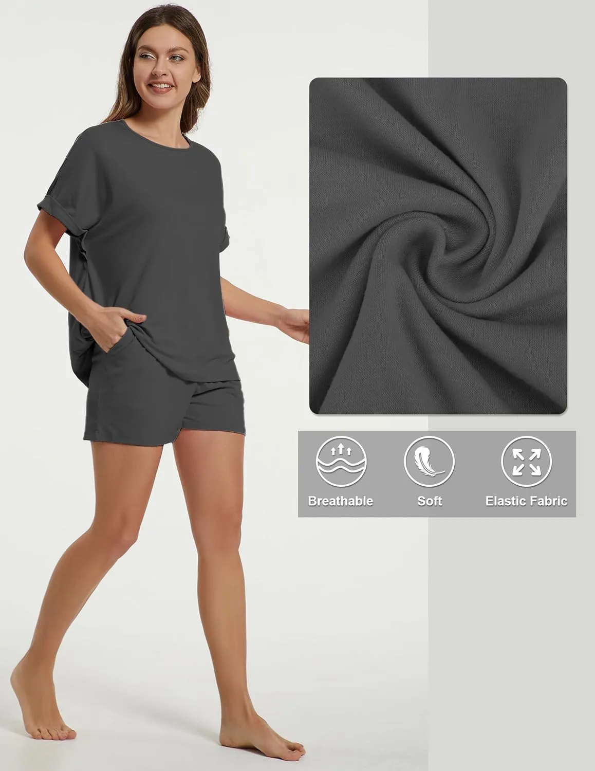 Lounge Sets for Women Trendy 2 Piece Loungewear Pajamas Sets Athletic Tracksuits for Spring and Summer Outfits 2024