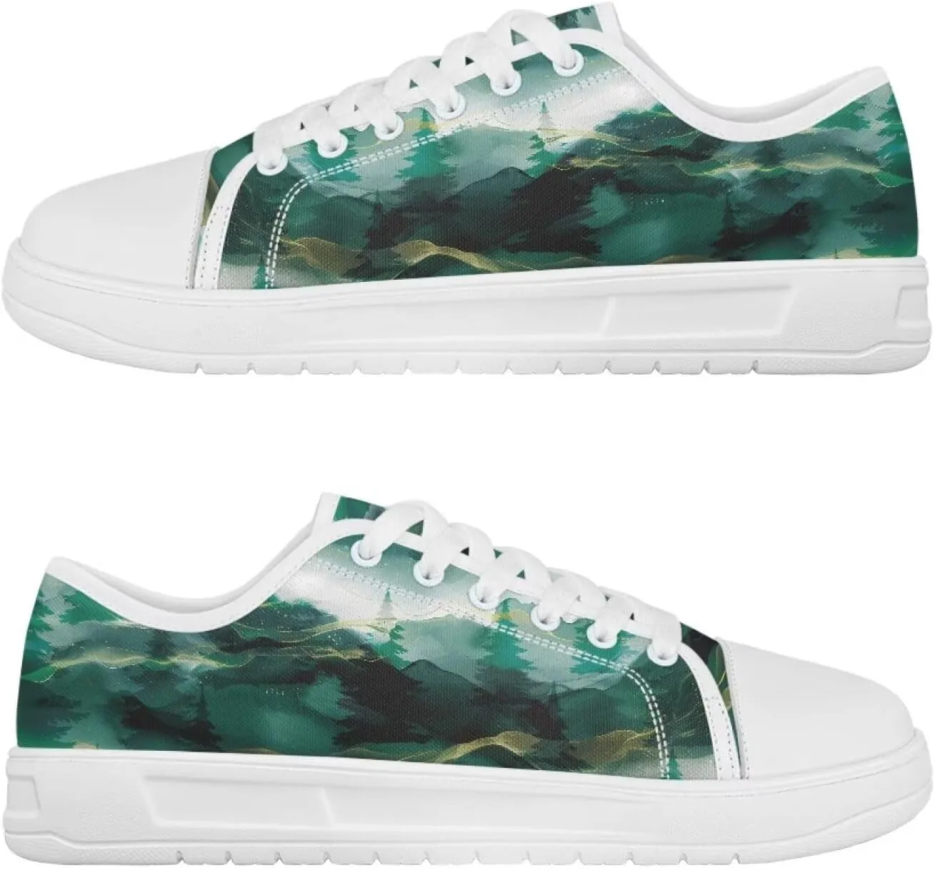 Low Tops Canvas Shoes for Women Girl Classic Lace Up Fashion Sneaker Street Casual Canvas Shoes No Laces 5.5-13.5