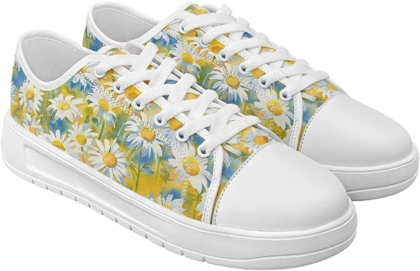 Low Tops Canvas Shoes for Women Girl Classic Lace Up Fashion Sneaker Street Casual Canvas Shoes No Laces 5.5-13.5