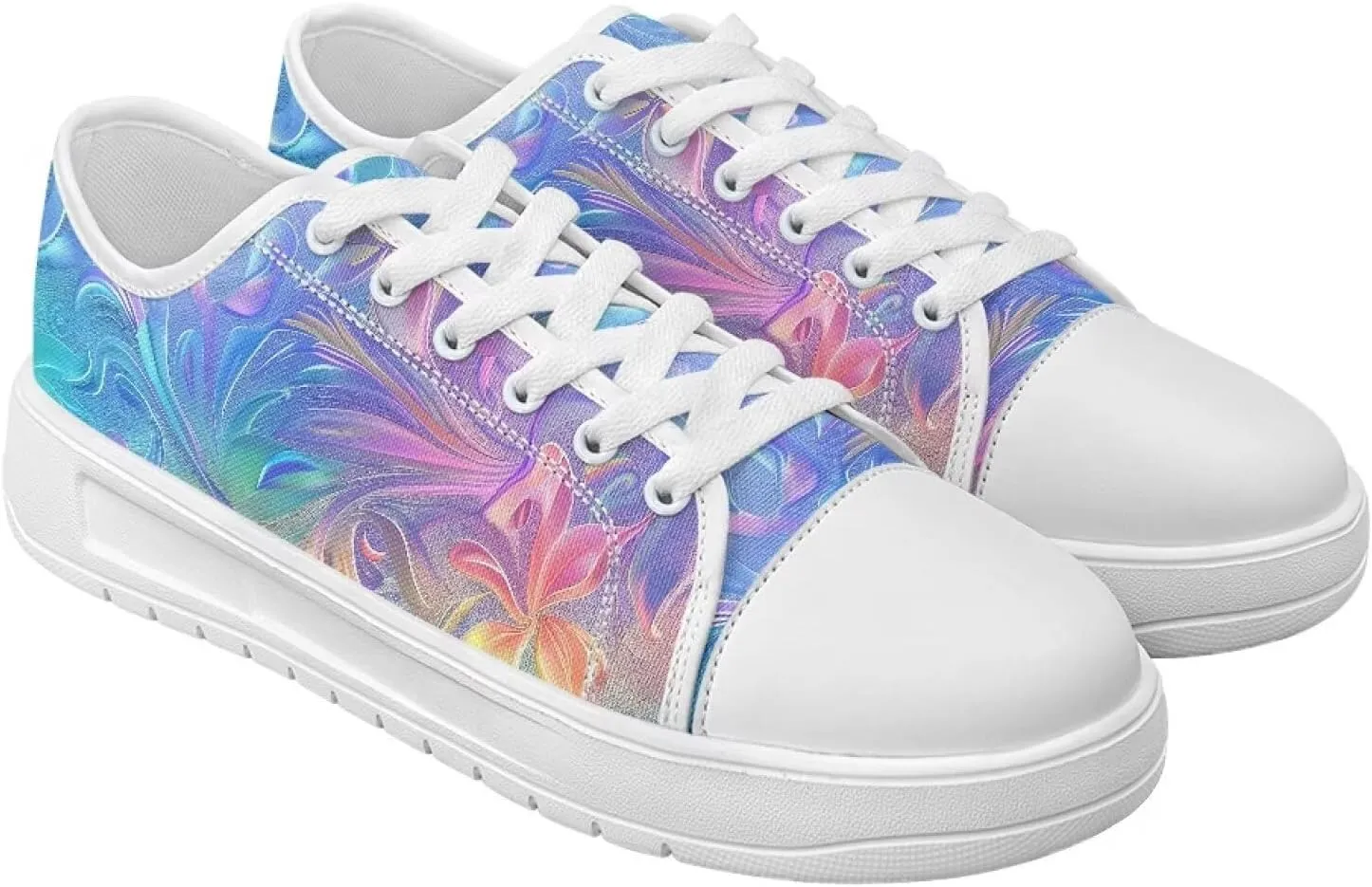 Low Tops Canvas Shoes for Women Girl Classic Lace Up Fashion Sneaker Street Casual Canvas Shoes No Laces 5.5-13.5