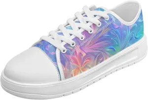 Low Tops Canvas Shoes for Women Girl Classic Lace Up Fashion Sneaker Street Casual Canvas Shoes No Laces 5.5-13.5