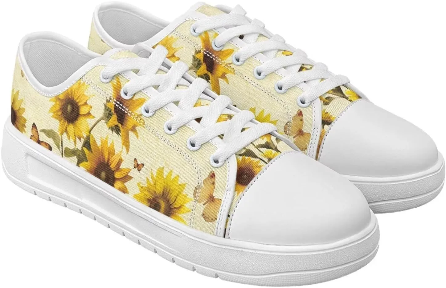 Low Tops Canvas Shoes for Women Girl Classic Lace Up Fashion Sneaker Street Casual Canvas Shoes No Laces 5.5-13.5