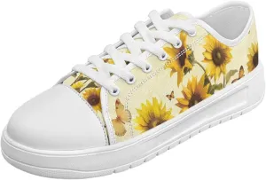 Low Tops Canvas Shoes for Women Girl Classic Lace Up Fashion Sneaker Street Casual Canvas Shoes No Laces 5.5-13.5