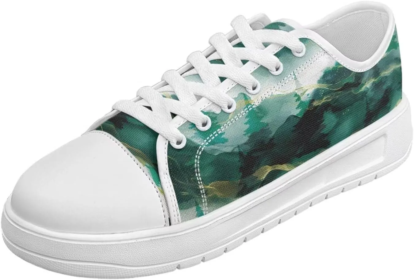 Low Tops Canvas Shoes for Women Girl Classic Lace Up Fashion Sneaker Street Casual Canvas Shoes No Laces 5.5-13.5