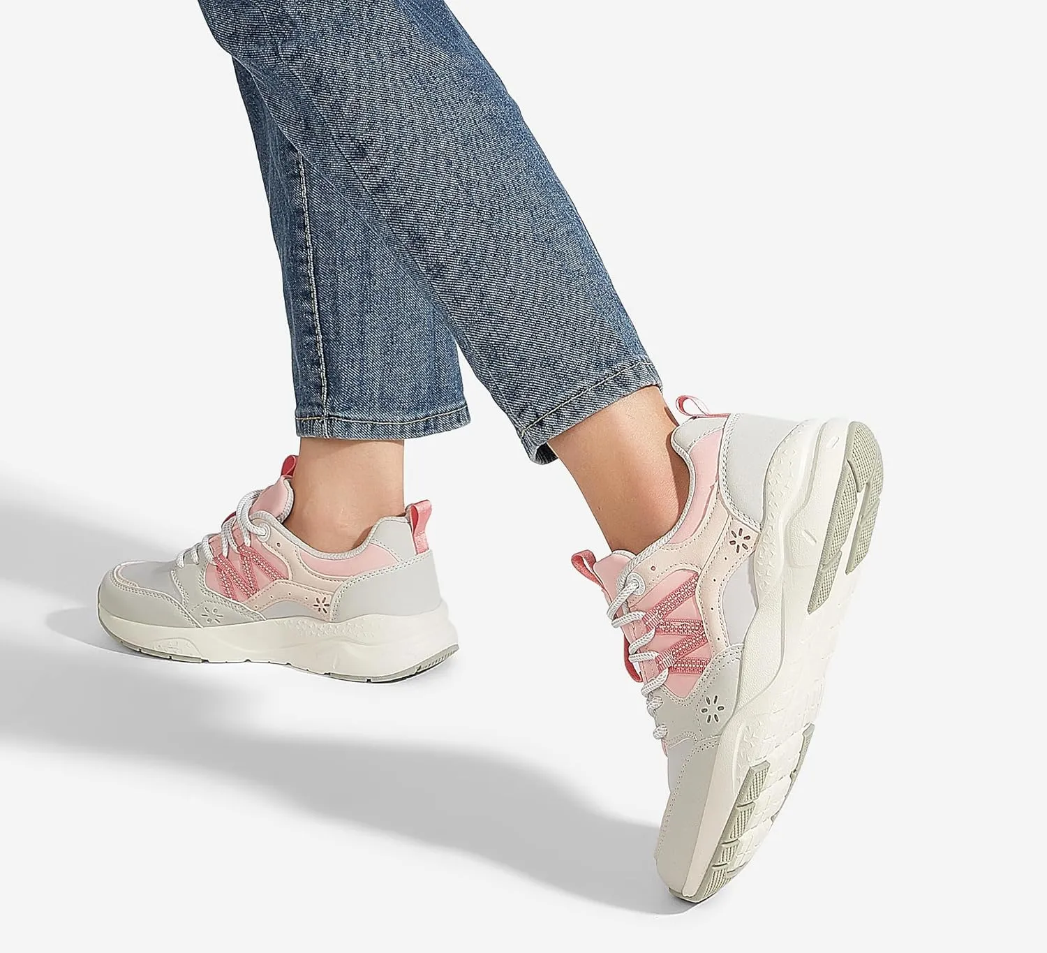 LUCKY STEP Women's Platform Fashion Sneakers Classic Casual Walking Shoes Running Trendy Travel Tennis Colorful Footwear