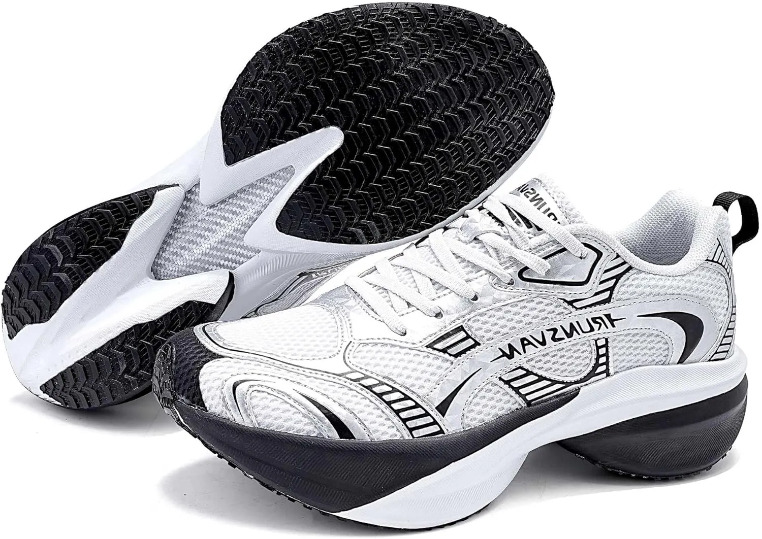 Men's and Women's Carbon Plate Running Shoes – Lightweight Cushioned Sneakers for Road Running, Jogging, Walking, Daily Fitness and Commuting