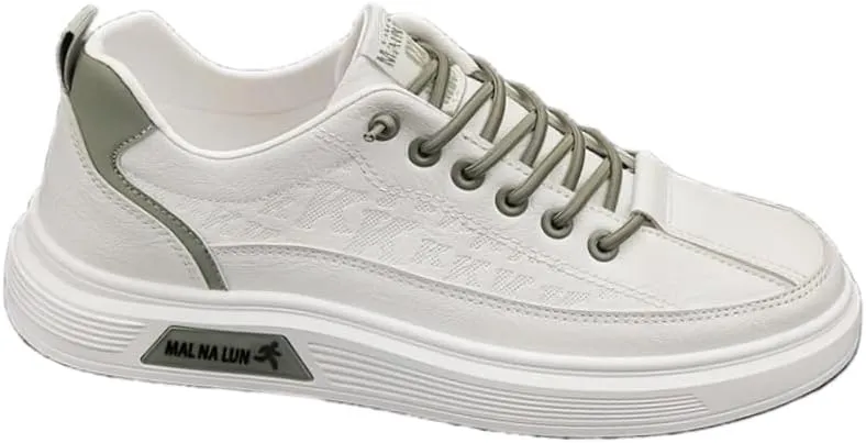 Men's Fashion Sneakers - Low Top Casual Sports Shoes, Elastic Band Closure