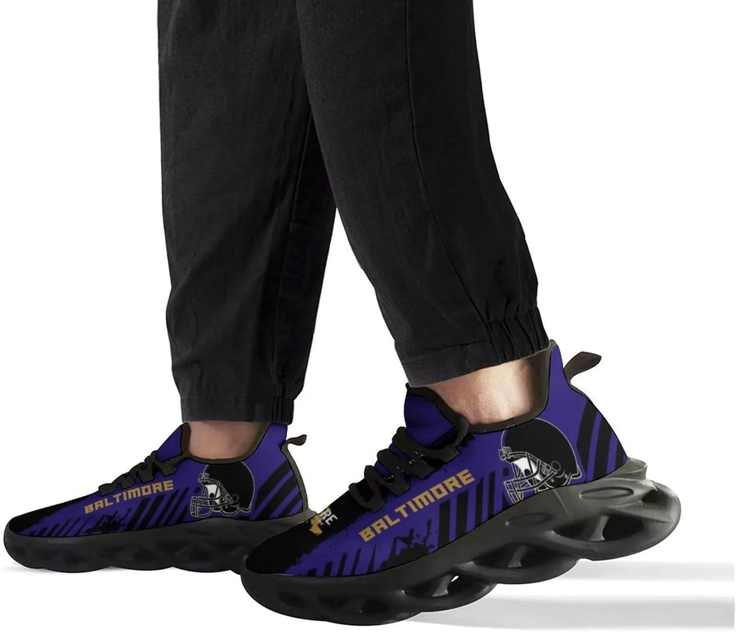 Men's Football Flex Control Sneakers Casual Breathable Fans Gifts Sports Workout Athletic Gym Slip-on Shoes for Men Women