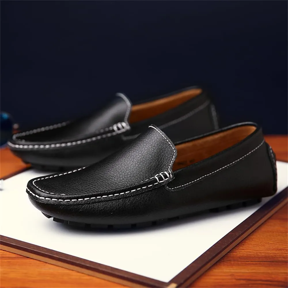 Men's Penny Loafers Moccasin Driving Shoes Slip On Flats Boat Shoes