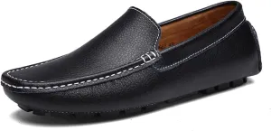 Men's Penny Loafers Moccasin Driving Shoes Slip On Flats Boat Shoes