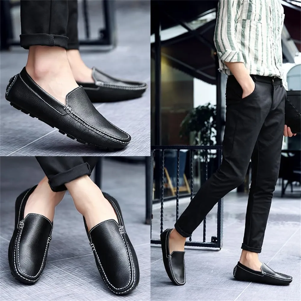 Men's Penny Loafers Moccasin Driving Shoes Slip On Flats Boat Shoes