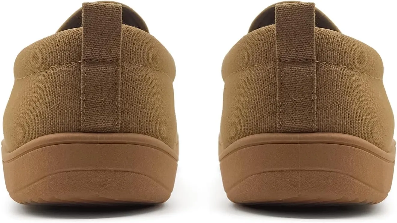 Mens Slip-on Shoes Loafers Casual Walking Shoes Hands Free Canvas Fashion Sneakers