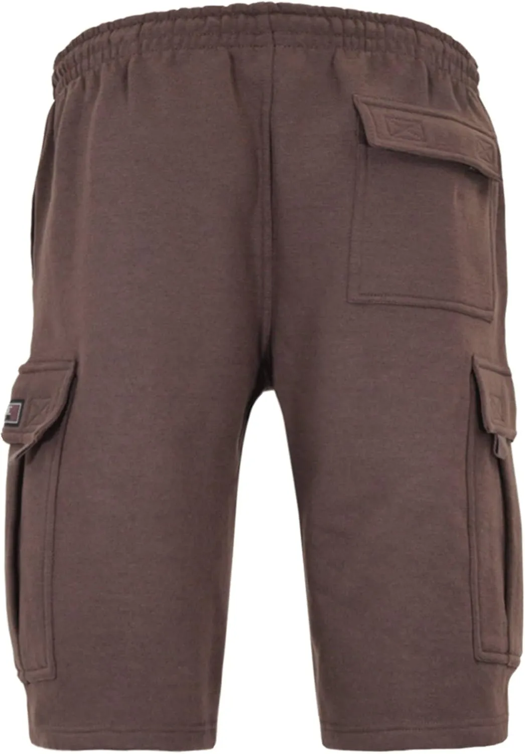 Men's Solid Fleece Cargo Shorts