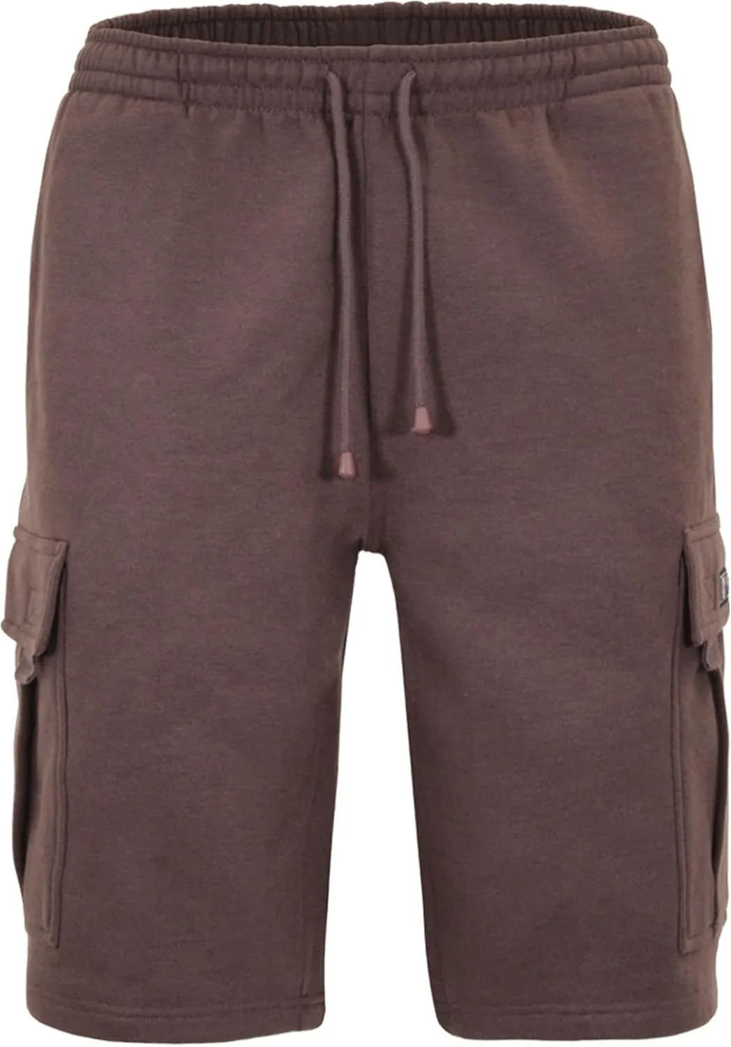 Men's Solid Fleece Cargo Shorts