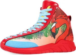Men's Women's High Top Sneakers Unique Lace Up Lightweight Non Slip Outdoor Basketball Shoes