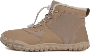 Mens Womens Hike Barefoot Minimalist Shoes Winter Footwear Zero Drop Sole Wide Toe Box Waterproof Hiking Boots Women Warm and comfortable