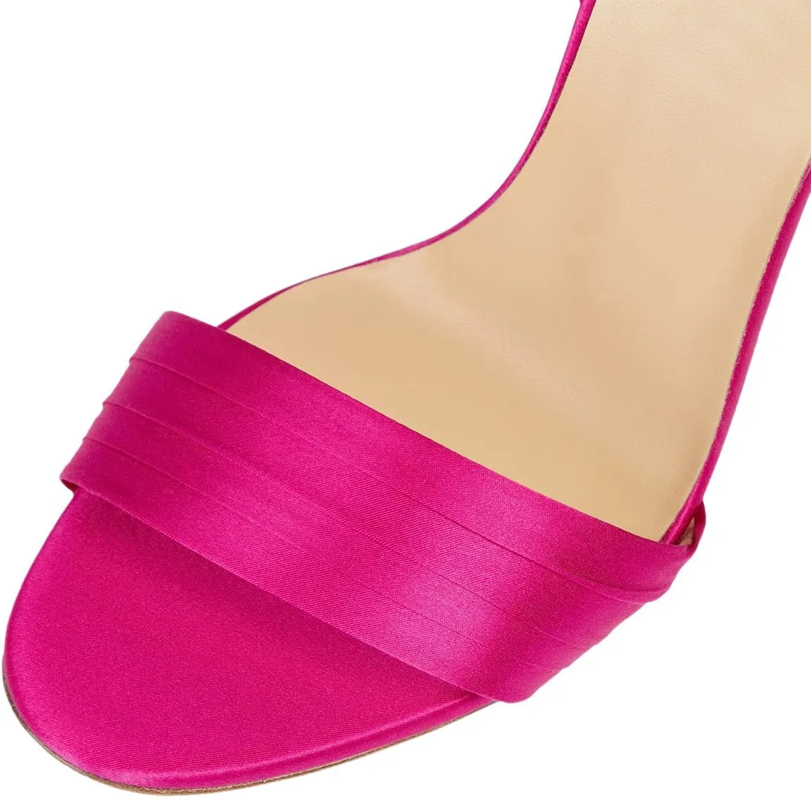 Milooey shoes Elegant Open Toe Heeled Sandals Ankle Strap Stiletto High Heels Chic Bow Backstrap Prom Party Wedding Dress Shoes Size 4-16 US