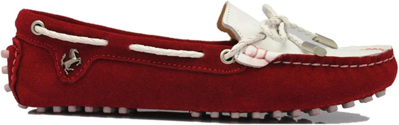 Minishion Womens Boat Shoes Two-Tone Casual Loafers YB9606