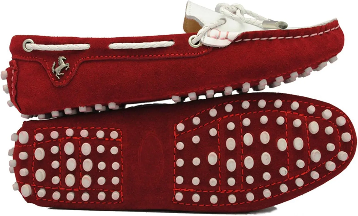 Minishion Womens Boat Shoes Two-Tone Casual Loafers YB9606