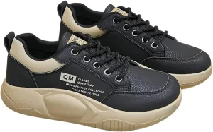 Mokcoliy]【Women's Fashion Sneakers Spring 2025 White Shoes | Breathable Platform Casual for Running, Gym, Outfits | Non-Slip Cushioned with Arch | Trendy Korean Style Women's Athletic Sh