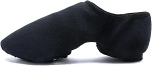 MSMAX Jazz Shoes for Women Stretchy Canvas Kids Training Cheering Dance Sneakers