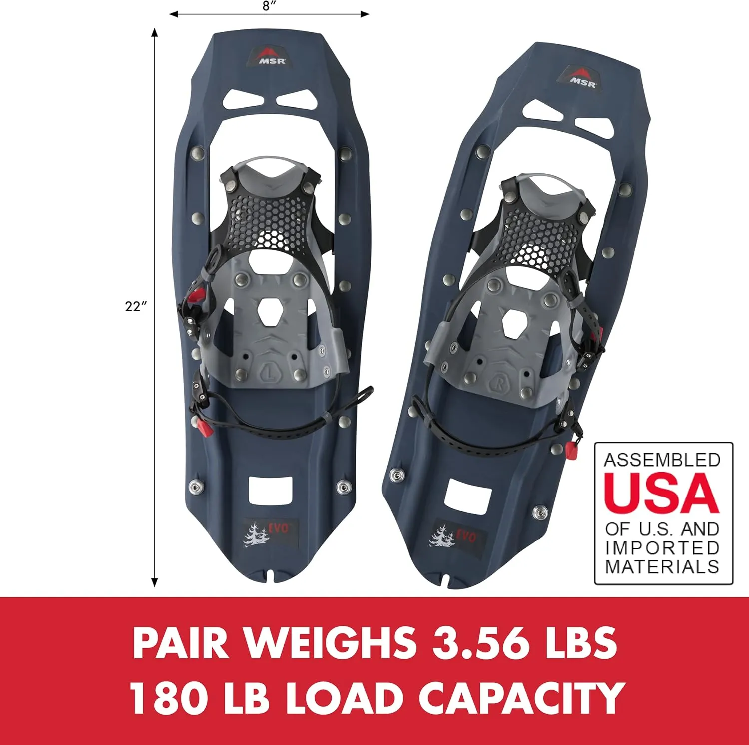 MSR Evo Trail Backcountry and Trekking Snowshoes