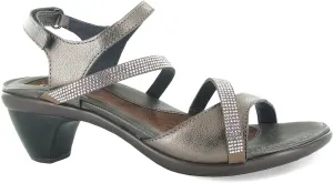NAOT Footwear Innovate Women’s Heel Rhinestone Sandal with Cork Footbed and Arch Support Footbed - Adjustable Ankle Strap - Comfort and Support – Lightweight and Perfect for Travel