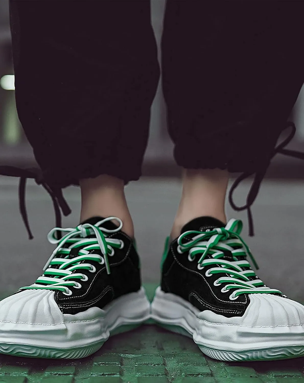 Niepce Inc Streetwear Fashion Low Top Sneakers for Men