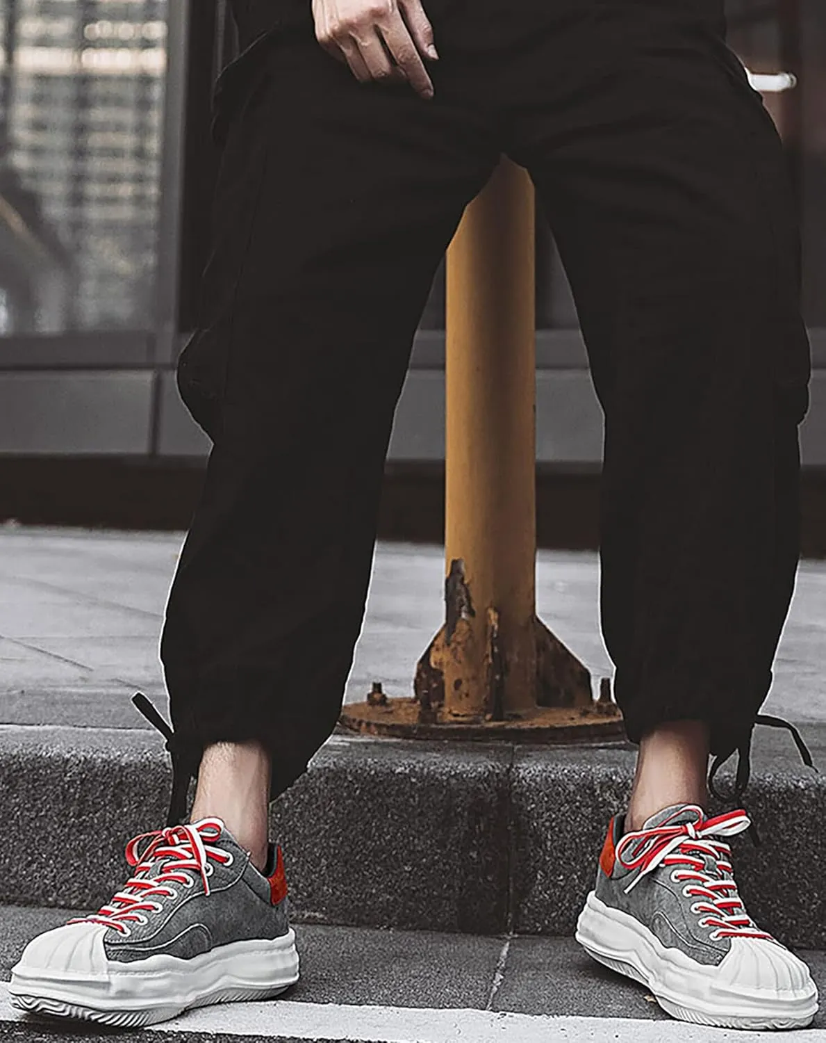 Niepce Inc Streetwear Fashion Low Top Sneakers for Men