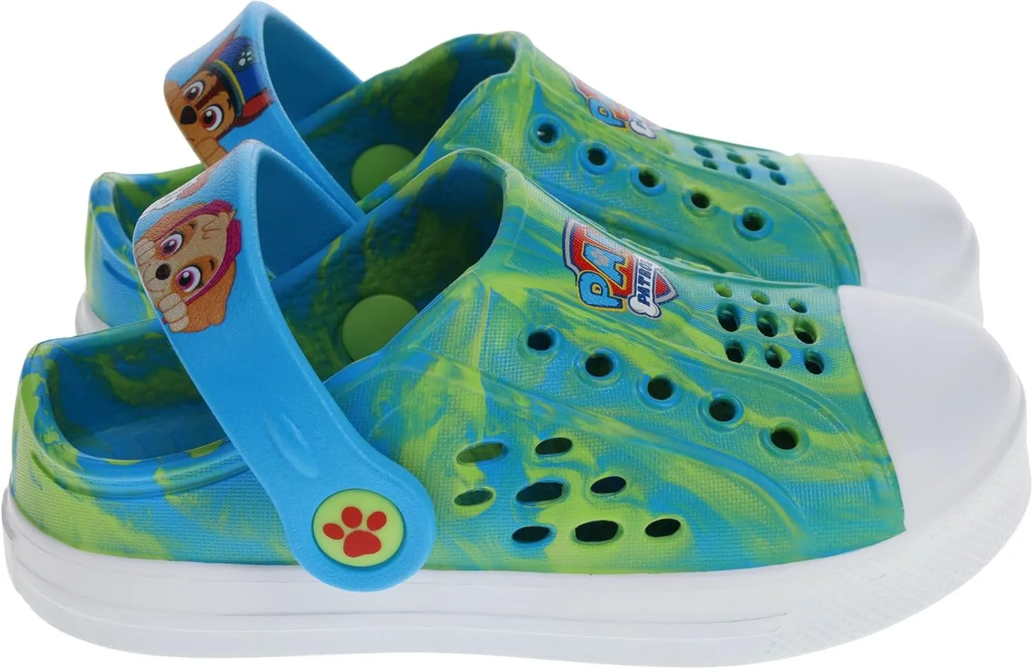Paw Patrol Toddler Molded Clog with Backstrap, Toddler Size 7 to Kids Size 12
