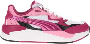 PUMA Womens X-Ray Speed Metallic Lace Up Sneakers Shoes Casual - White - Size 6.5 M