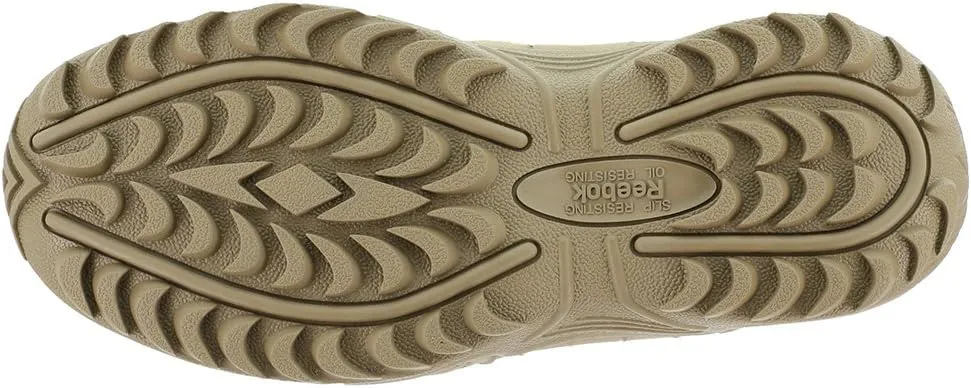 Reebok Work Men's Rapid Response RB Safety Toe 6" Stealth Boot with Side Zipper Military & Tactical