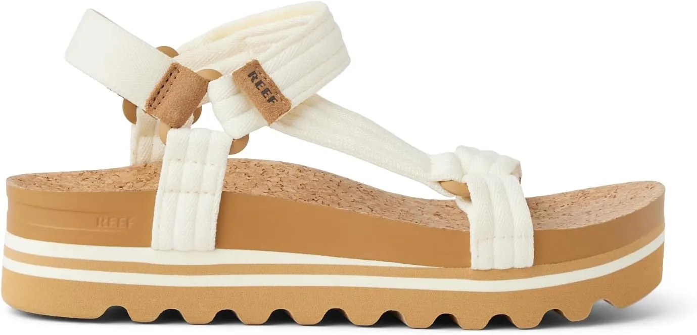 REEF Cushion Rem Hi Women's Platform Sandal, Adjustable Strap, Arch Support and Heel Cupping