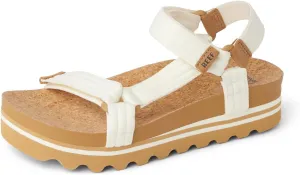 REEF Cushion Rem Hi Women's Platform Sandal, Adjustable Strap, Arch Support and Heel Cupping