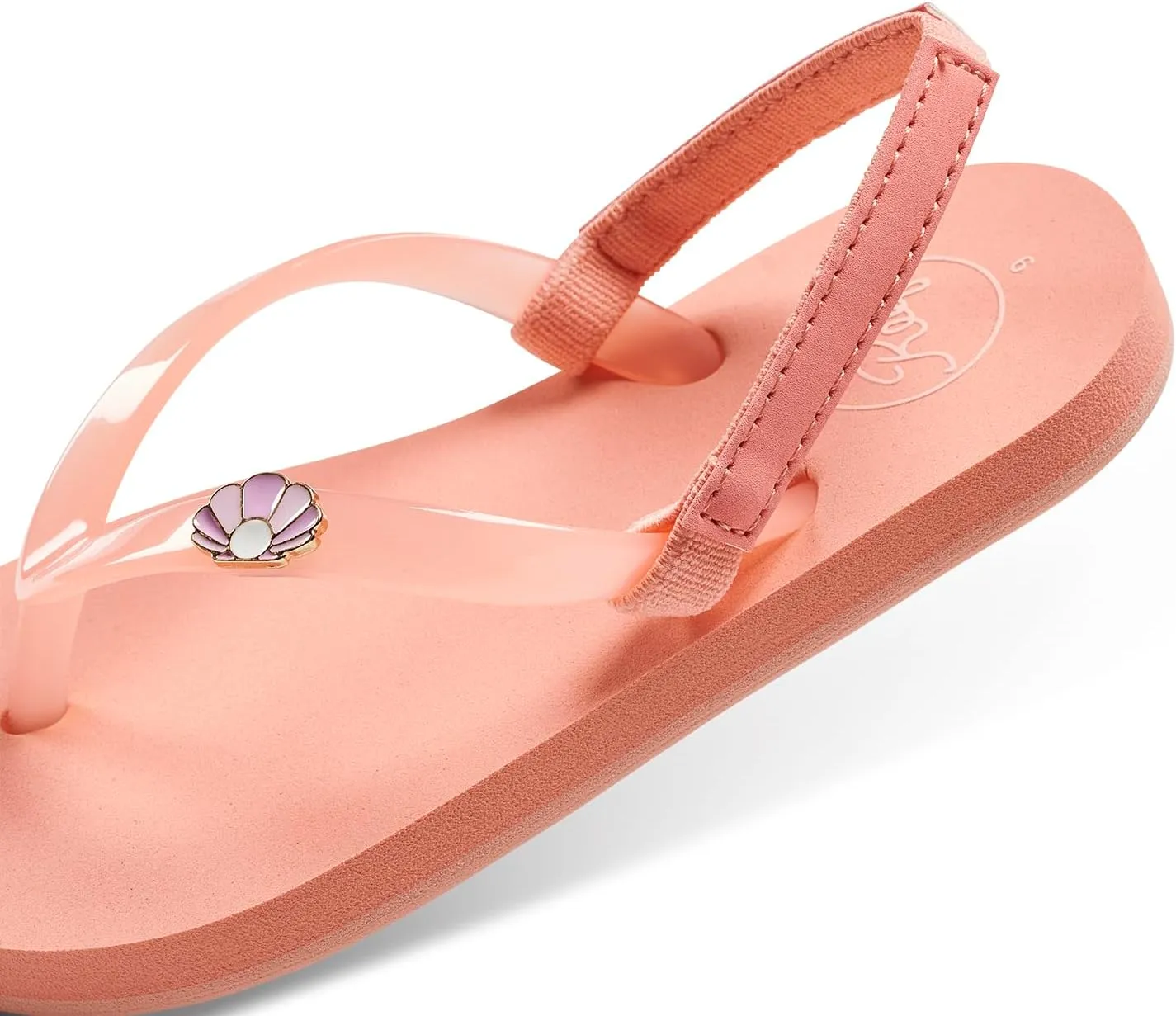 REEF Toddler/Little Kid Charming Flip Flop, Super Lightweight and Soft Footbed, Thin Strap Beach Sandal with Backstrap