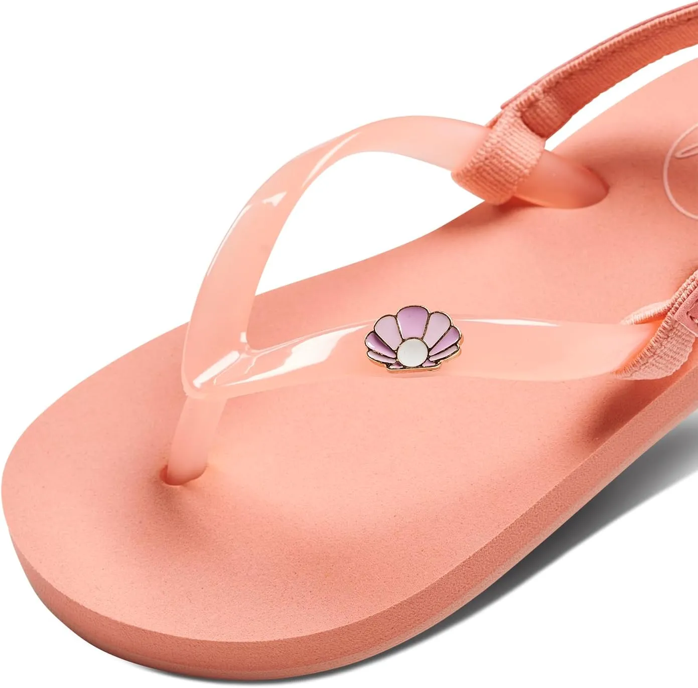 REEF Toddler/Little Kid Charming Flip Flop, Super Lightweight and Soft Footbed, Thin Strap Beach Sandal with Backstrap