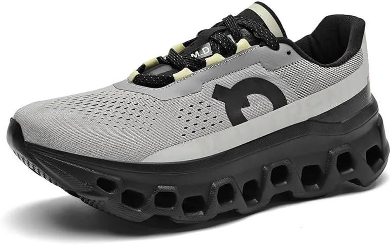 Running Shoes for Men Wide Toe 2024 Trendy Casual Jogging Sneaker Men's Impact-Absorbing Road Running Trainers Comfortable Lightweight Breathable Mesh Walking Tennis Athletic Shoes