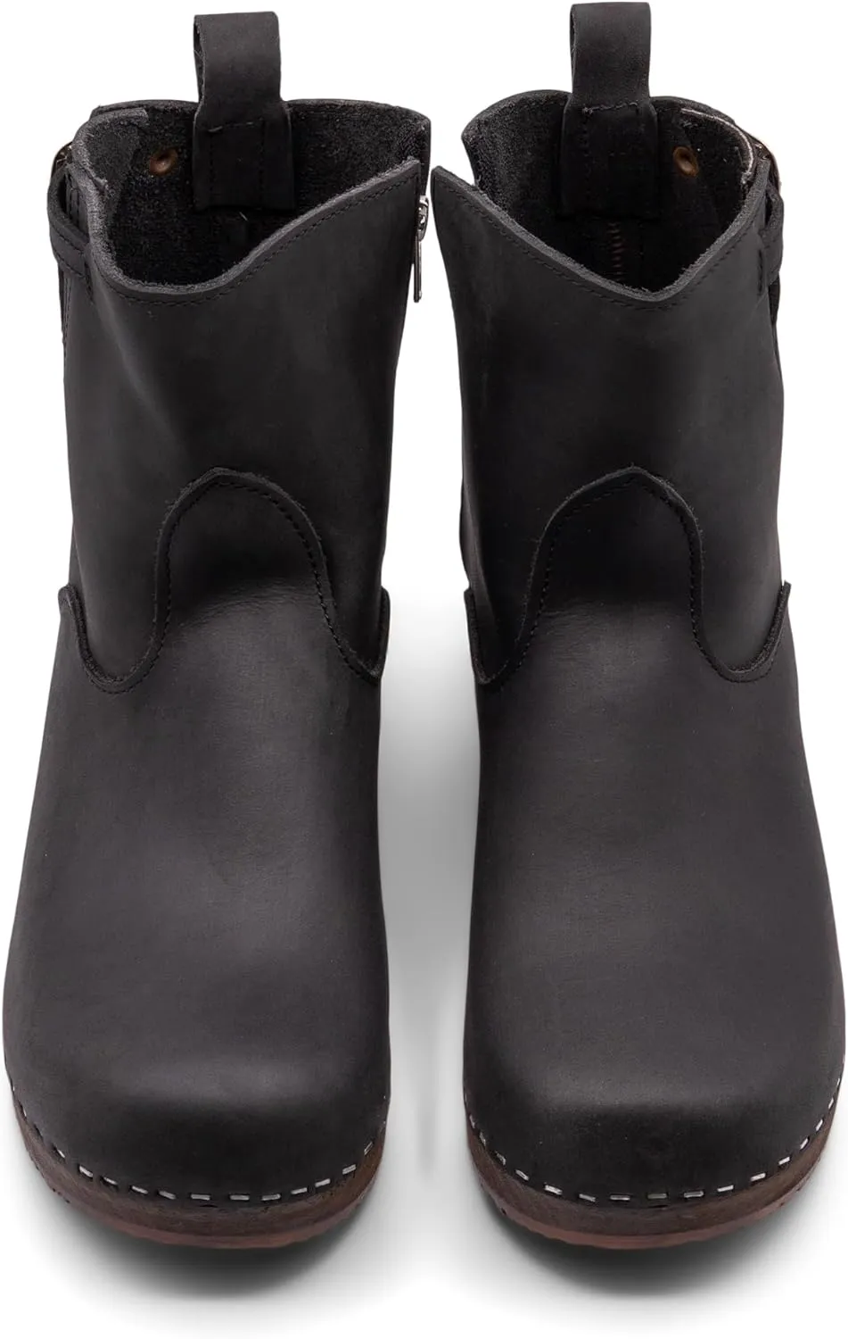 Sandgrens Handmade Swedish Wood Clogs for Women, Low Heel Boots | New York Low
