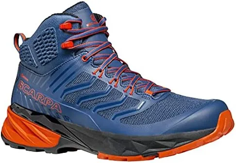 SCARPA Rush Mid GTX, Men's Trail Running Shoes Blue Size: 8 UK