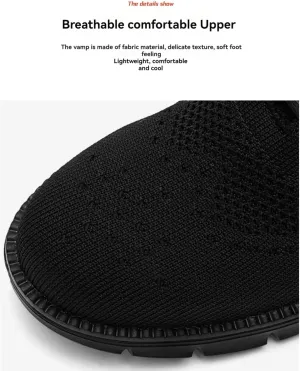 Shoes for Men Mens Casual Dress Oxfords Business Mesh Walking Shoes Tennis Comfortable Sneakers Slip On Boat Shoes Lightweight Soft Sole & Breathable Fashion Sneakers