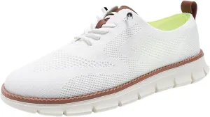 Shoes for Men Mens Mesh Oxfords Sneakers Business Casual Dress Lace-Up Walking Shoes Tennis Comfortable Sneakers Slip On Boat Shoes Lightweight Soft Sole & Breathable Fashion Sneakers