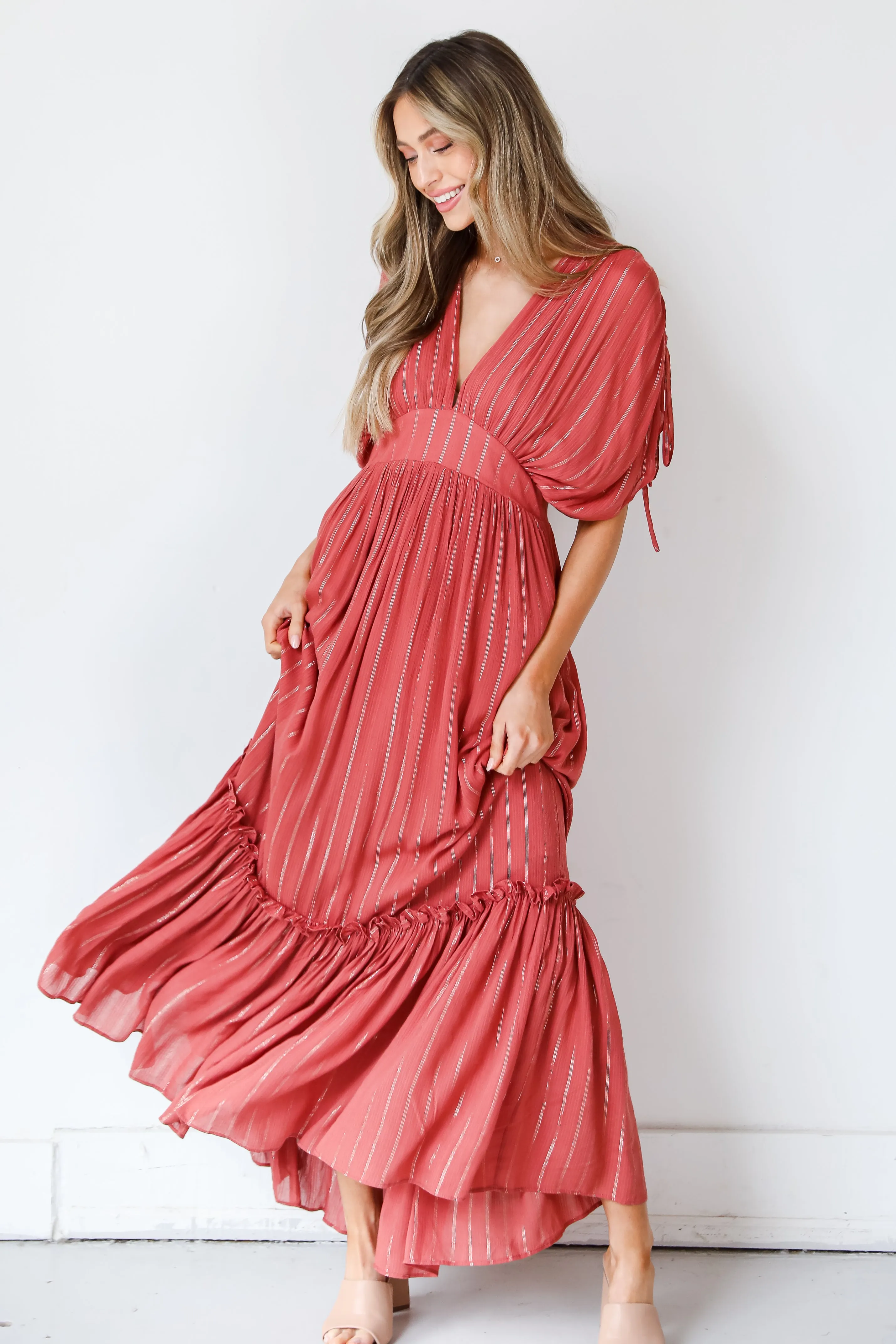 Simply Glowing Maxi Dress
